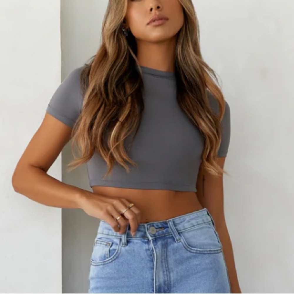 Wild Fable Gray T-Shirt